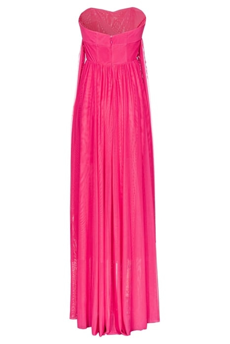 ANTROPOLOGO ABITO TULLE FLUIDO FLAMBE PINK 2