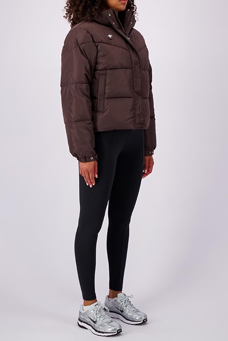 CROWN PUFFER JACKET BROWN 4