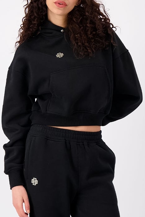 MONOGRAM HOODY BLACK 1