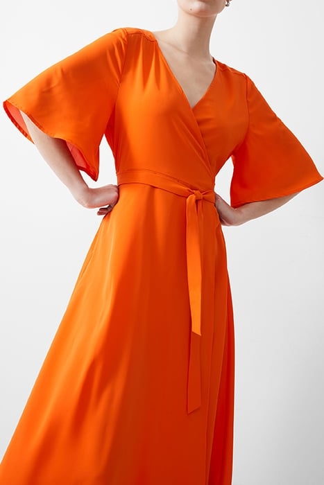 WRAP ANGEL SLV DRESS LONG MANDARIN 4