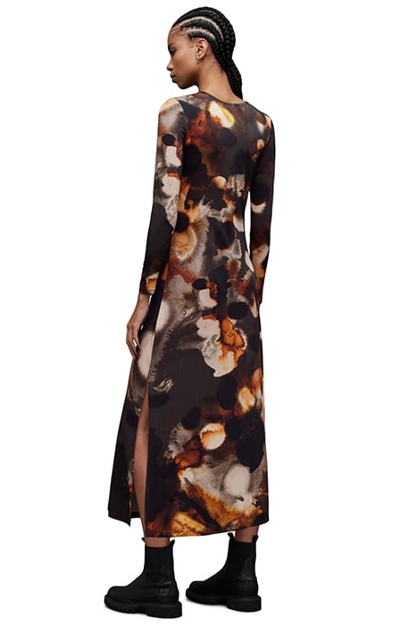 KATLYN MARS DRESS RUST BROWN 2