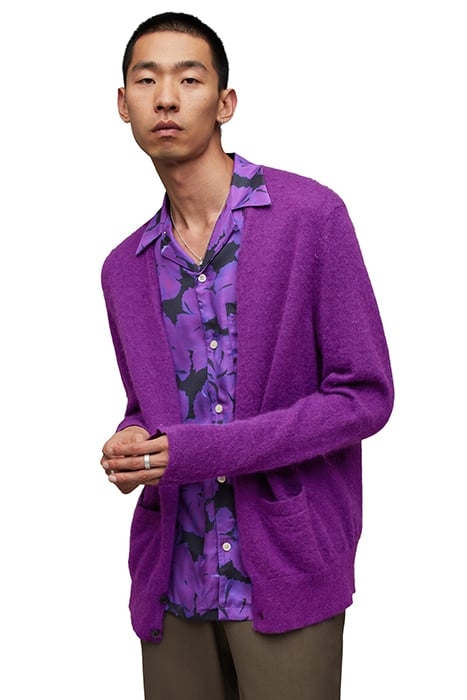 KENNEDY CARDIGAN ELECTRIC PURPLE 5