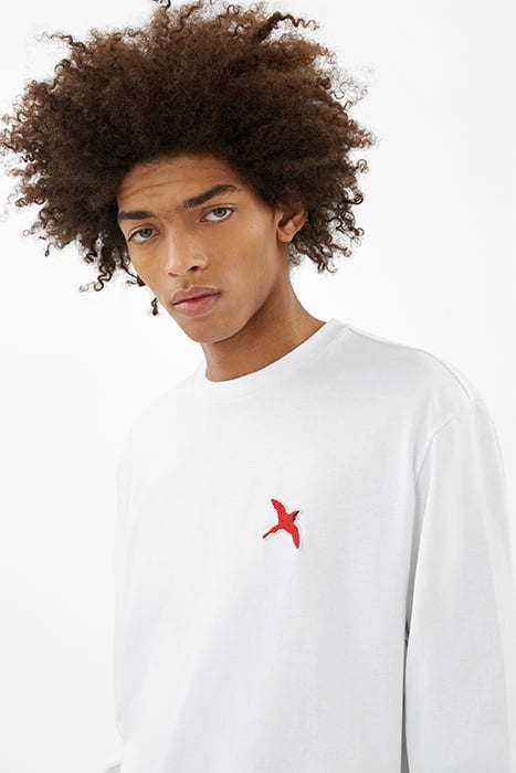 BEE BIRD LONG SLEEVE WHITE 3