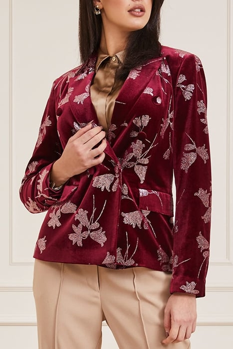 ANGELICA BLAZER PURPLE PETAL WITH RO 1