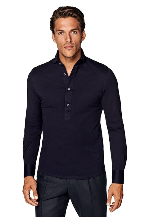 KNITTED NAVY POPOVER NAVY 1