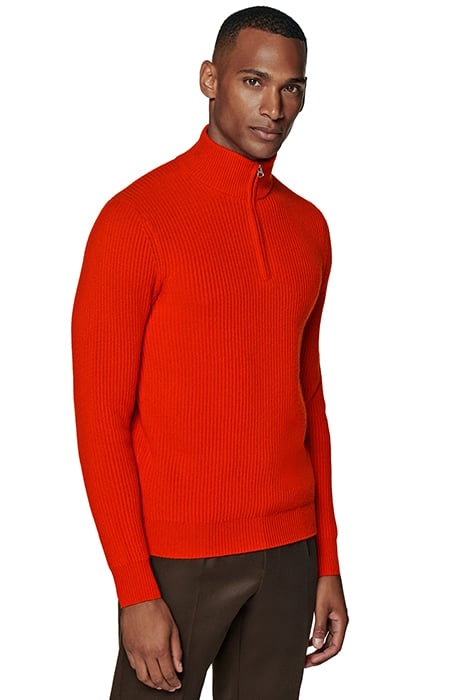 HALF ZIP LUX ORANGE ORANGE 1