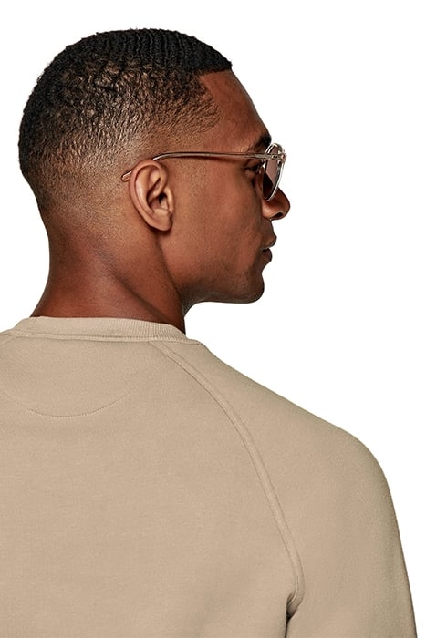 LIGHT BROWN CREWNECK LIGHT BROWN 7