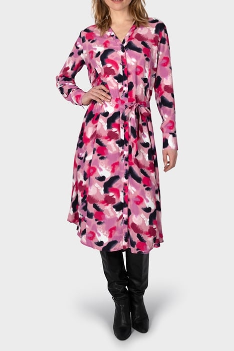 DRESS WOVEN LONG FOXGLOVE 1