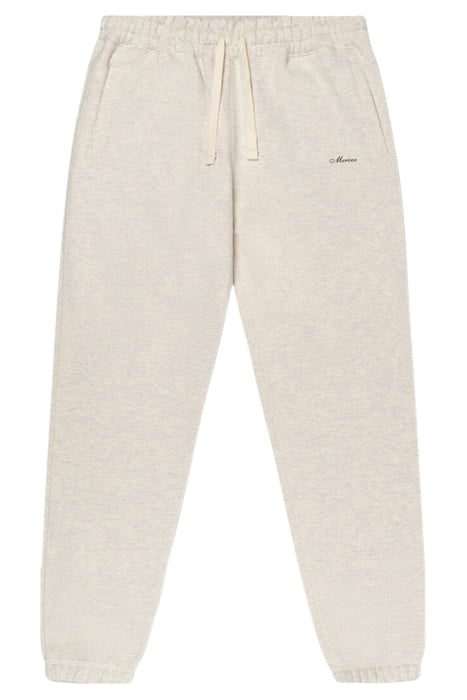 THE MERCER CALLIGRAPH SWEATPANTS CRÈME 1