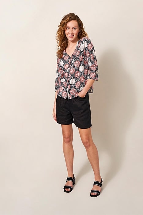 RAE  COTTON TOP PINK PRINTED 1