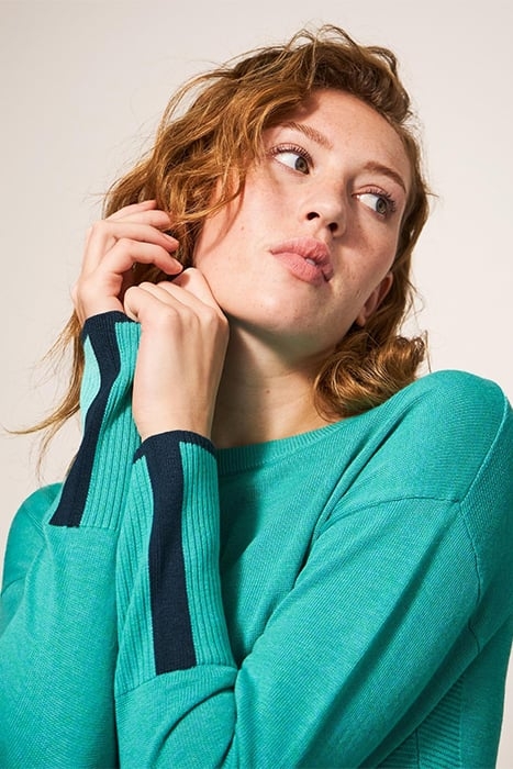 OLIVE JUMPER BRIGHT BLUE 5