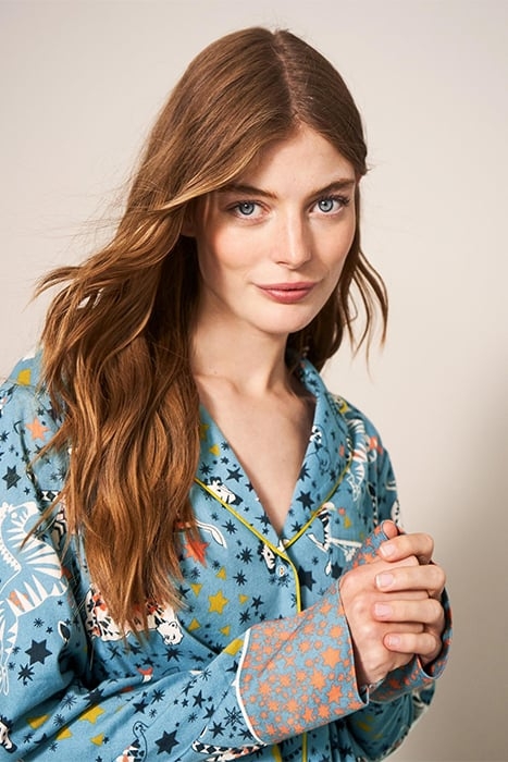 NINA  PJ SHIRT BLUE 5