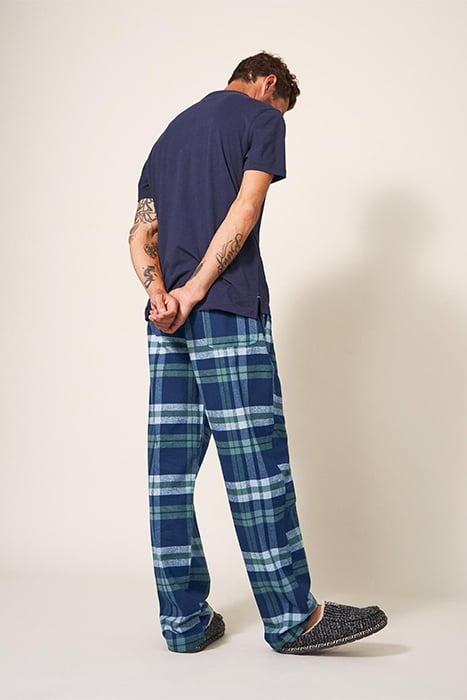 MOORLAND FLANNEL PJ TROUSER NAVY 3