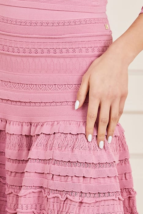 BETHANY SWEATER SKIR VINTAGE MINI SKIRT BLUSH 4