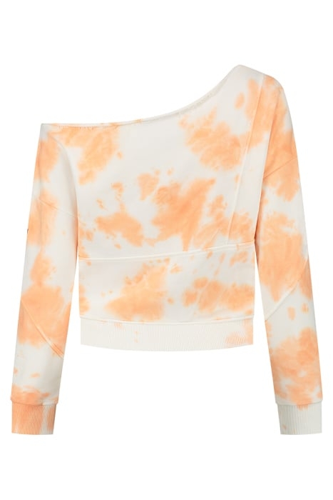 RIVER DYE SWEATER PAPRIKA/STAR WHITE 2