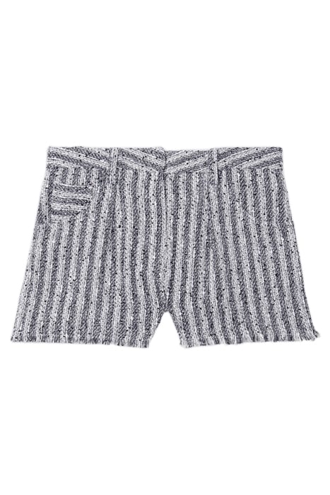 HONZA SHORT IN BLACK/WHITE/SILVER 5