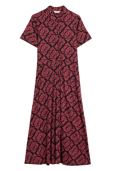 RUA JERSEY SHIRT DRE PINK PRINTED 2