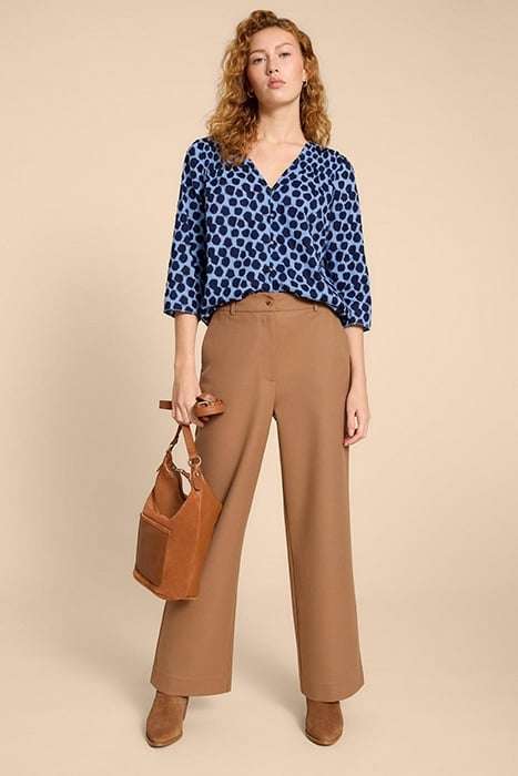 RAE  COTTON TOP BLUE PRINTED 2