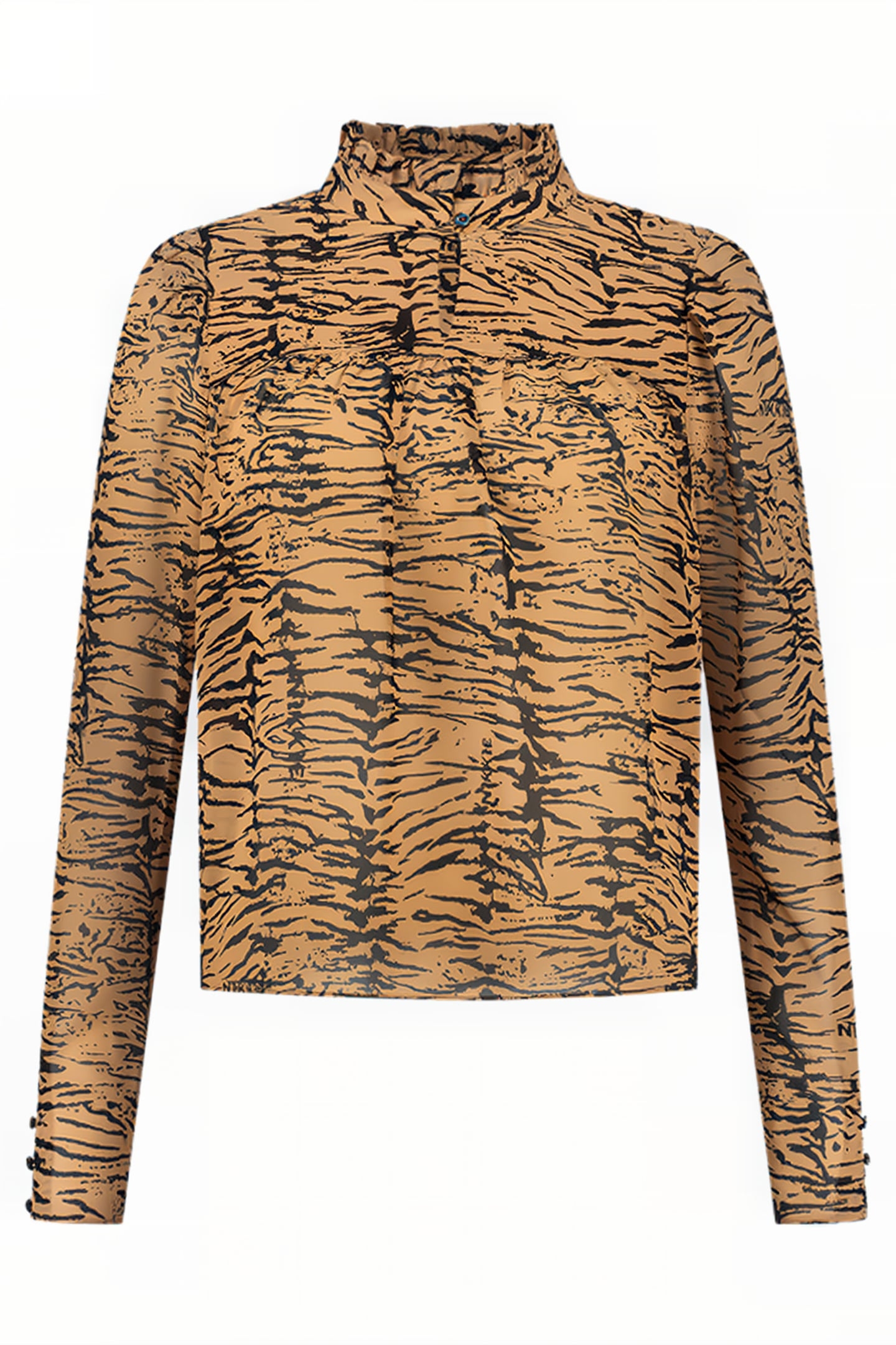 RISKA BLOUSE BLACK/HAZEL 1