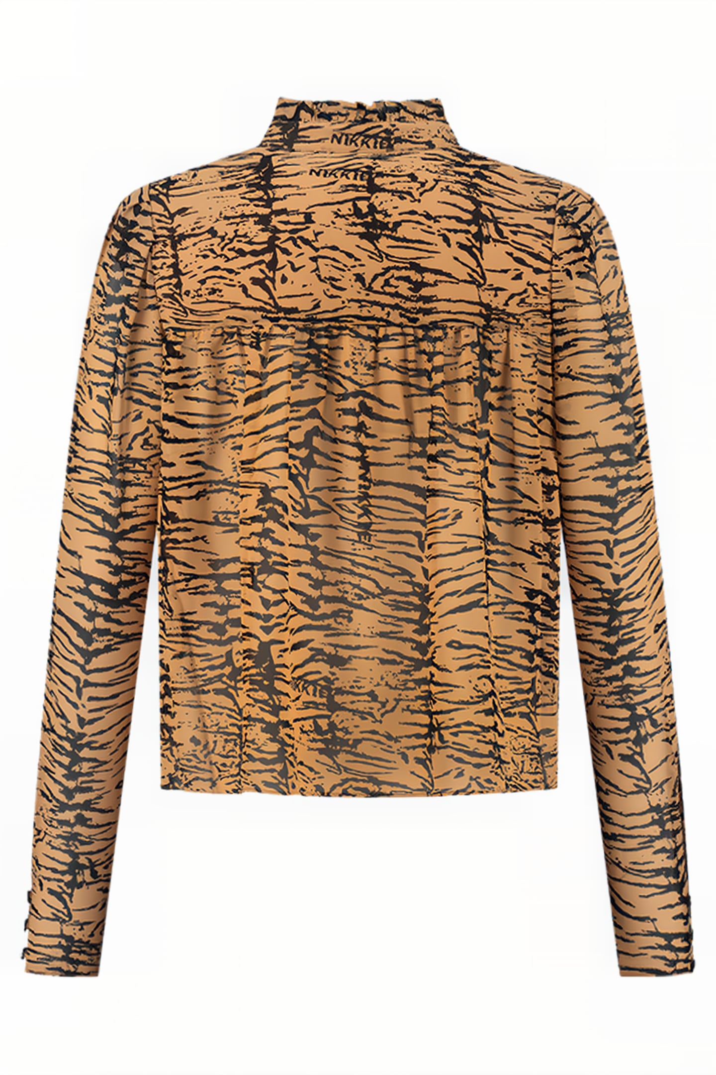 RISKA BLOUSE BLACK/HAZEL 2