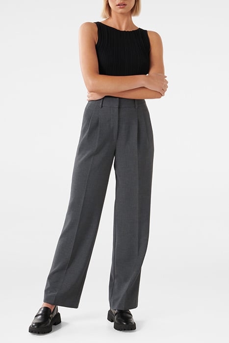DANIELLE STRAIGHT LEG PANTS GREY MARLE 3