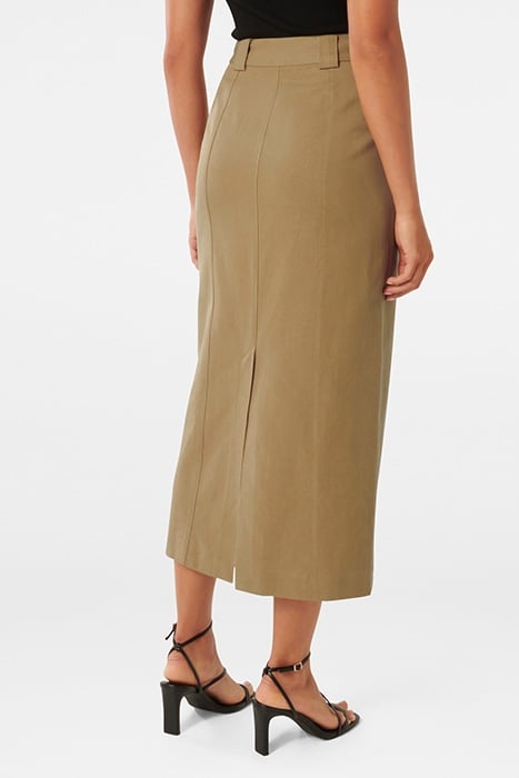 PIPPA PINTUCK MAXI SKIRT NEUTRAL 2