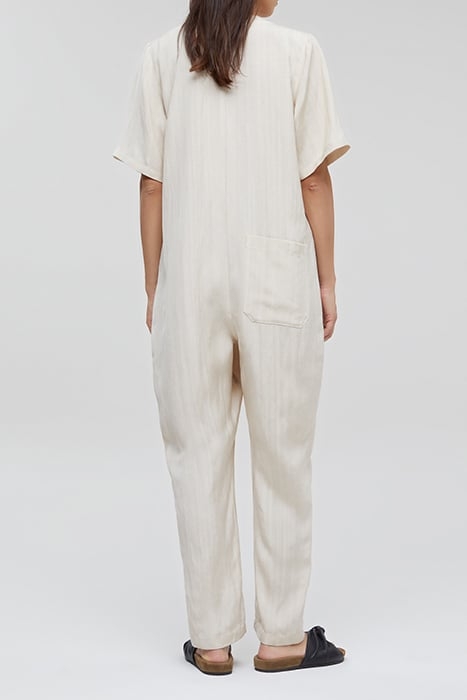 SHORT SLEEVE OVERALL PANTS GRAIN BEIGE 2