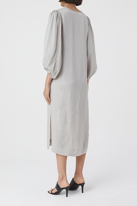 PUFF SLEEVE DRESSES GREY ALABASTER 2