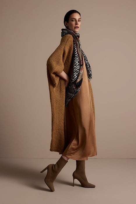 DRESS SILKY SATIN WOOD 3