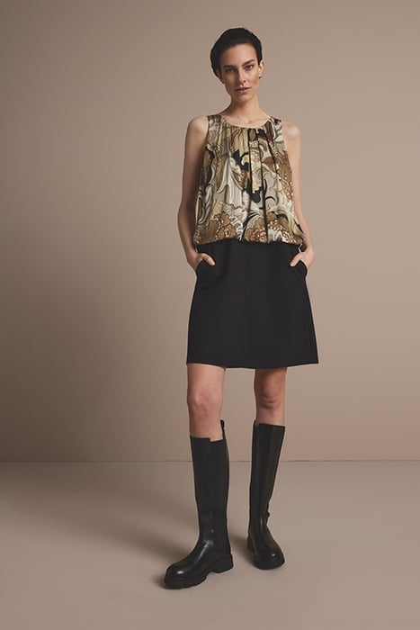 DRESS SLEEVELESS VINTAGE FLOWER MULTICOLOUR 1