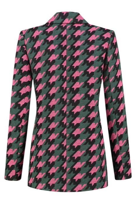 HEATHER BLAZER BLACK/RASPBERRY ROSE 3