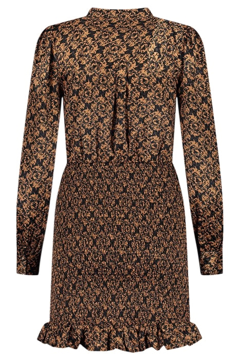 VEERLE DRESS AUTUMN BROWN 3