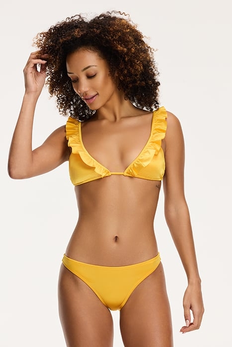 LADIES BOBBY BIKINI SET ULTRA SHINE SHINY YELLOW 1