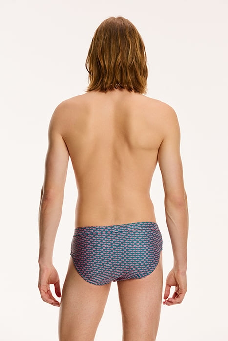 MEN SWIMBRIEF HAMMAM DEEP LAGOON BLUE 2