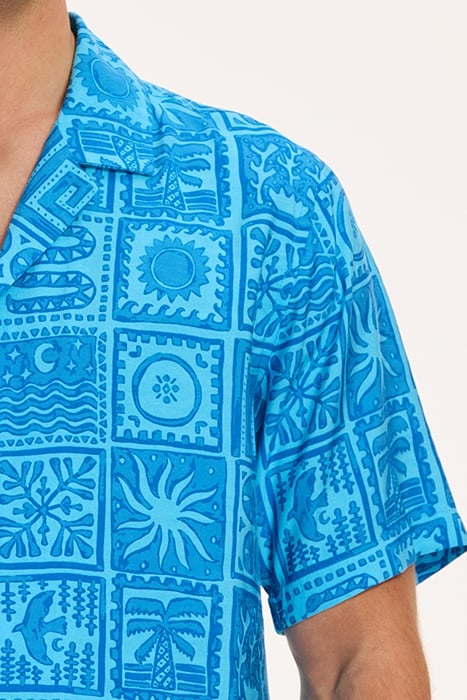 MEN SHORTSLEEVE MYTHOS TILE SKYDIVE BLUE 8