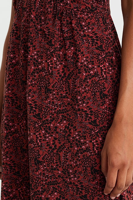 DRESS MID LENGTH BROWN 5