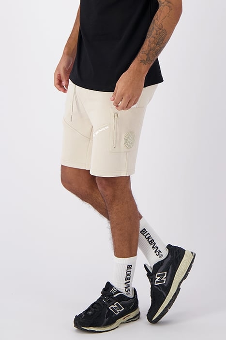 STRIPE SWEATSHORTS SAND 5