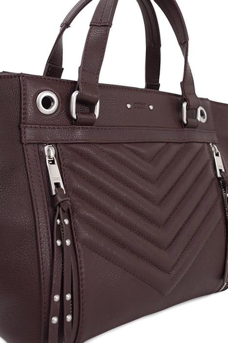 GARNET LEATHER 1440 MEDIUM TOTE BAG 6