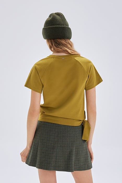 ABSINTHE ORGANIC COTTON T-SHIRT TO TIE AT SIDE 2