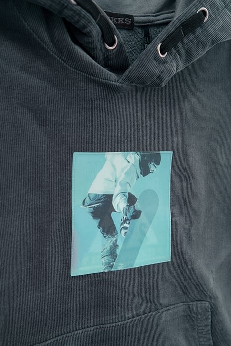 BOYS’ GREY NEEDLECORD HOODIE WITH LENTICULAR IMAGE 4