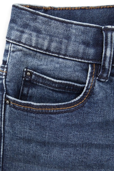 BOYS’ BLUE SLIM JEANS WITH PRINT 4