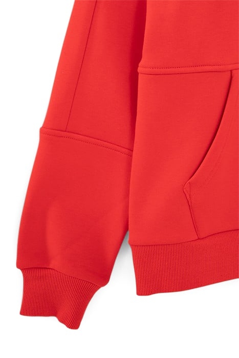 BOYS’ RED RUBBER XL LOGO HOODIE 4