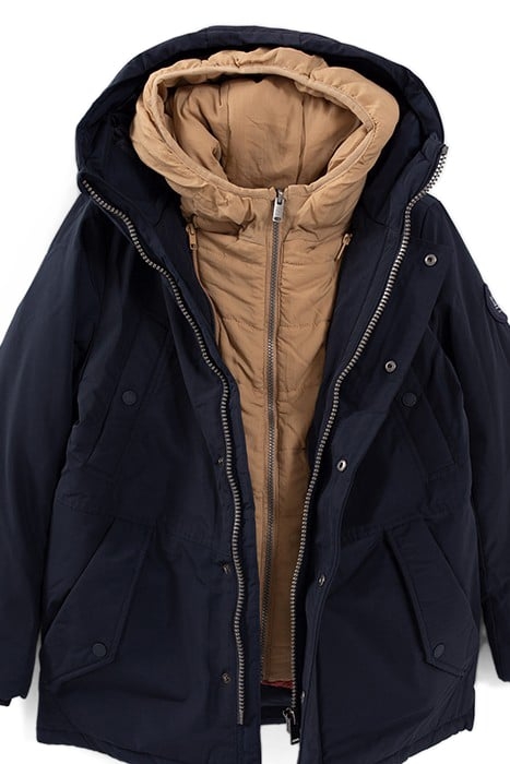 BOYS’ 3-IN-1 NAVY PARKA AND REVERSIBLE BODYWARMER 3