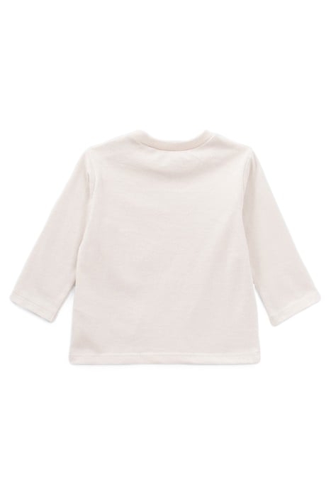 BABY BOYS’ BEIGE FLOCKED LETTER & TIGER T-SHIRT 2