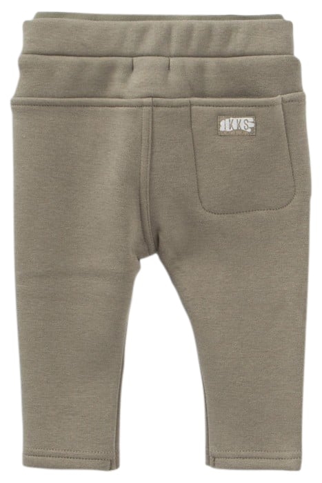 BABY BOYS’ KHAKI DOUBLE ELASTICATED WAISTBAND JOGGERS 2