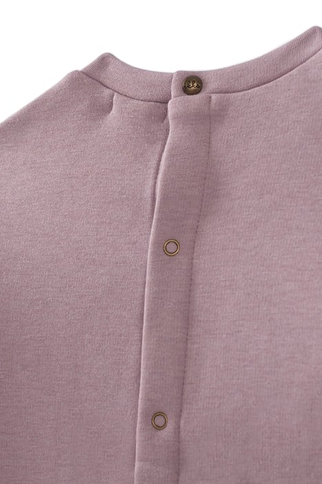 BABY GIRLS’ VIOLET SWEATSHIRT DRESS WITH ROCK BRAID 5