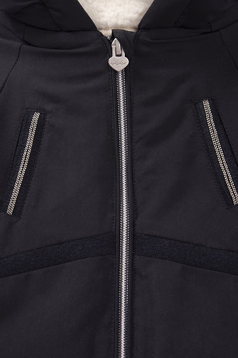 BABY GIRLS’ NAVY FUR-LINED HOODED PARKA 4