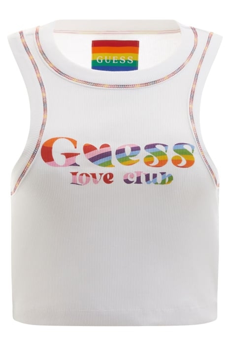 SL GUESS LOVE CLUB T PURE WHITE 4
