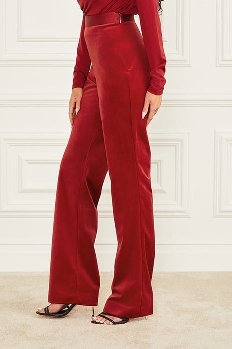 LILLI PANT LACQUER RED STRAIGHT 6