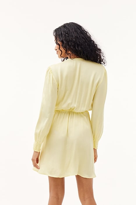WRAP FRONT MINI DRESS SUNBEAM 2